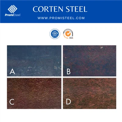 Tehdasvalmisteinen esi{0}}ruostunut Corten teräspalvelu